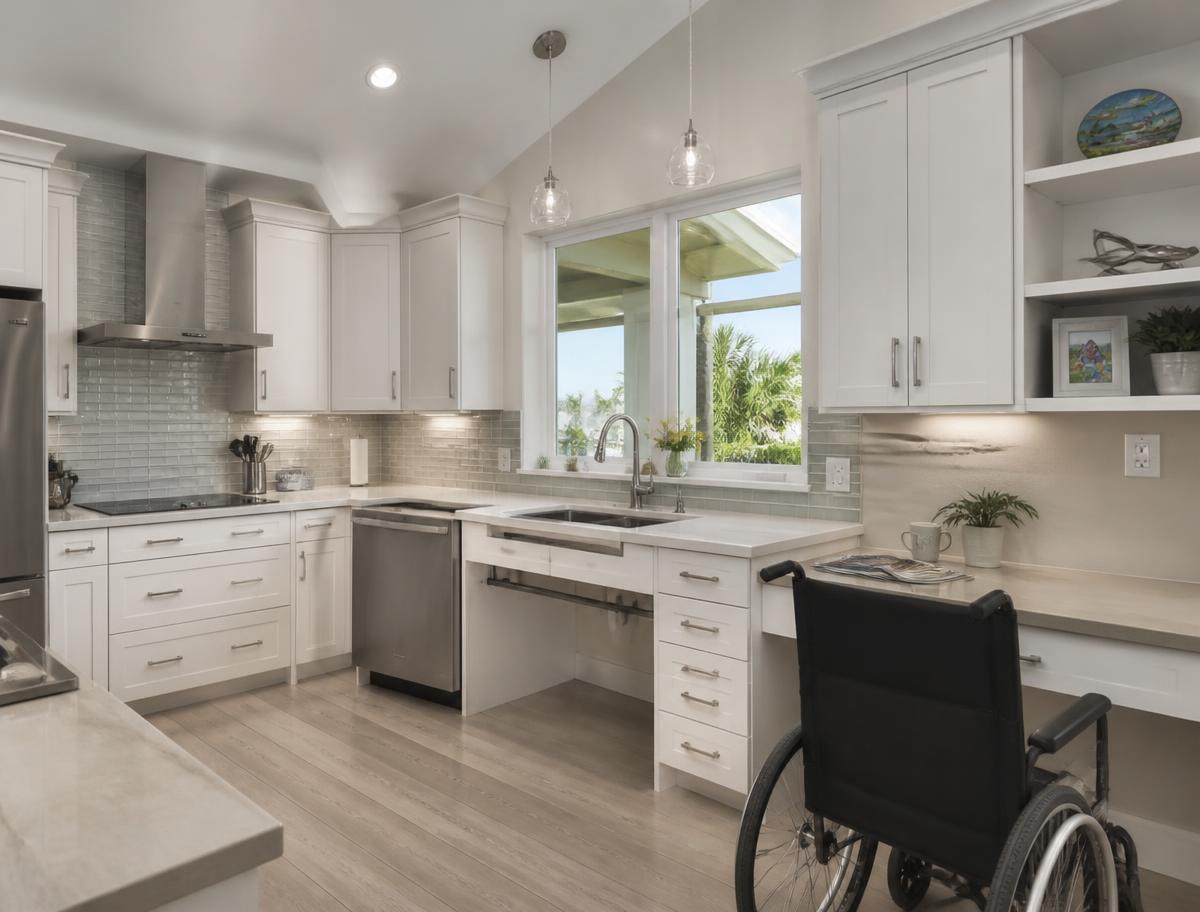 Accessible Kitchen Retrofit — senior home safety project in Sanford, FL